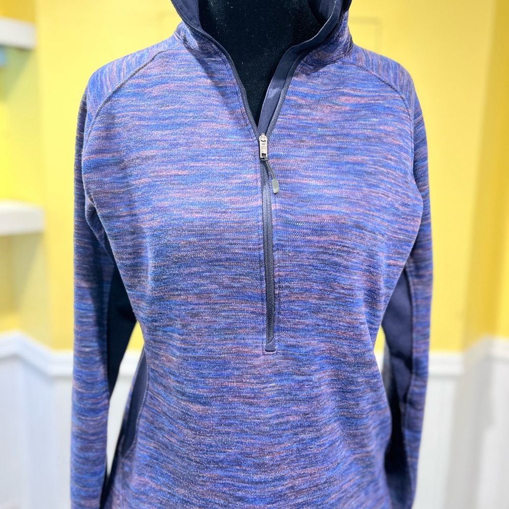 Columbia Blue and Orange Long Sleeve Sweatshirt